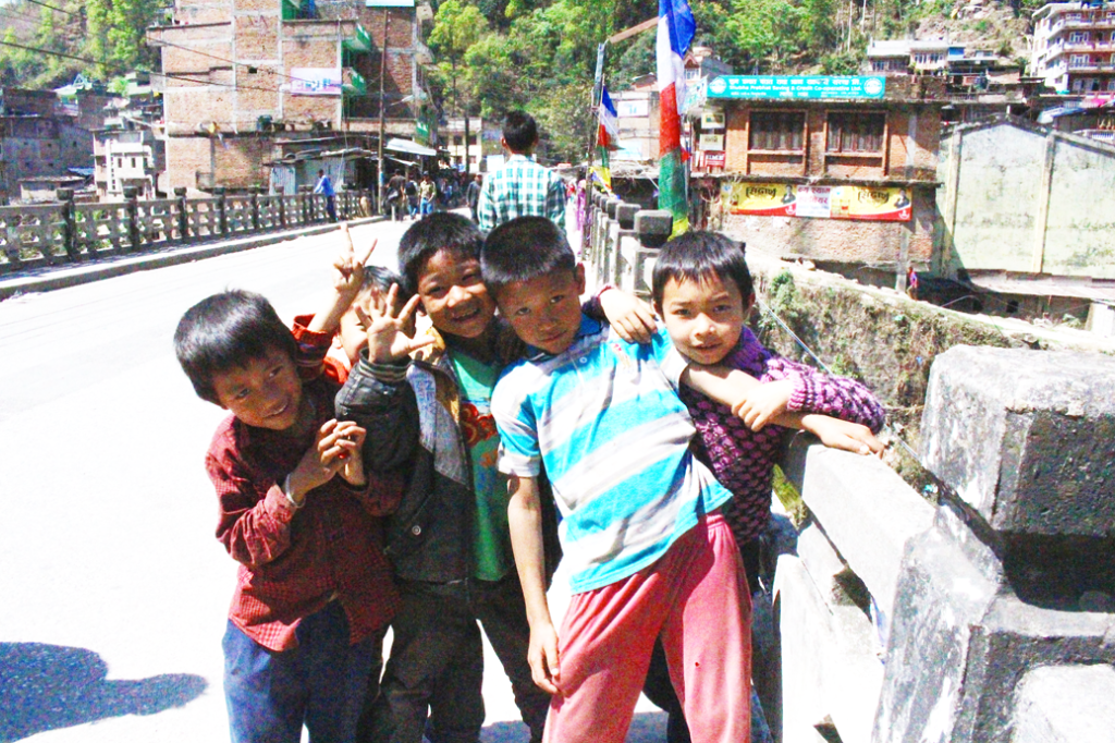 Kids from Barhabise, Sindhupalchok